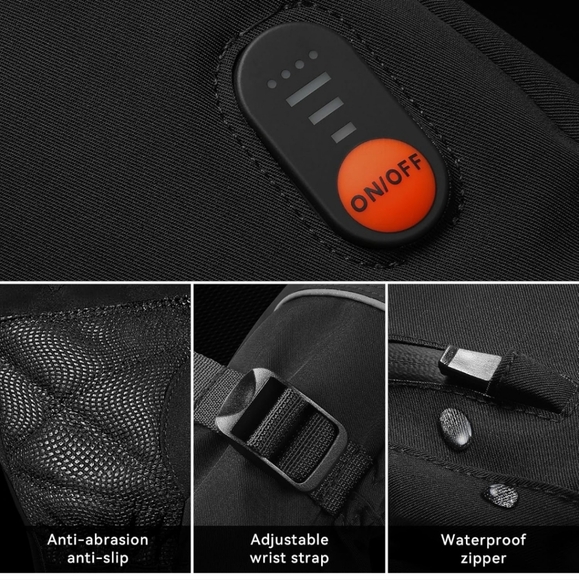 Heated Gloves for Men Women Size Large - Picture 5 of 6